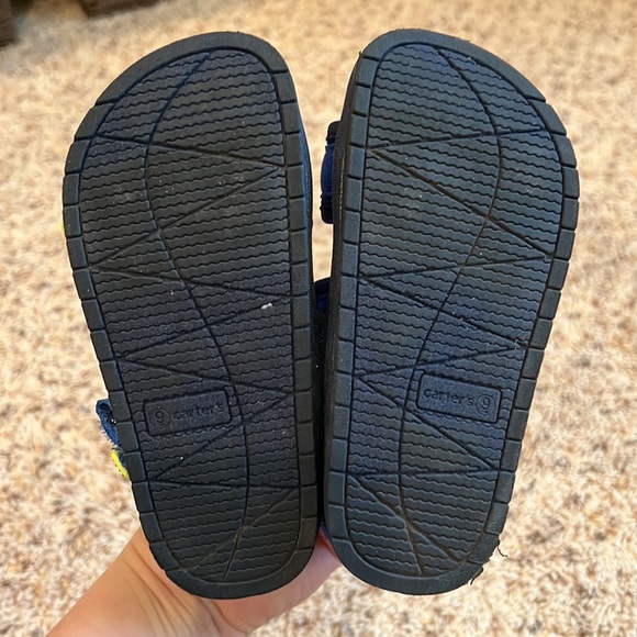 Carter’s brand toddler boy sandals size 9 - Picture 3 of 3